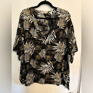 Hula 🌺 Hula Hawaii‎ sz 2XL pullover Top with Pockets